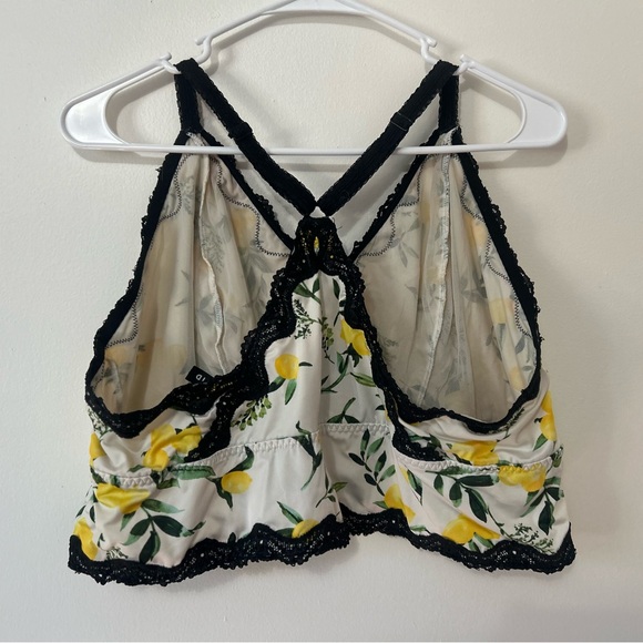 Torrid Lemon Print Bralette Size 4 Good - Picture 2 of 4